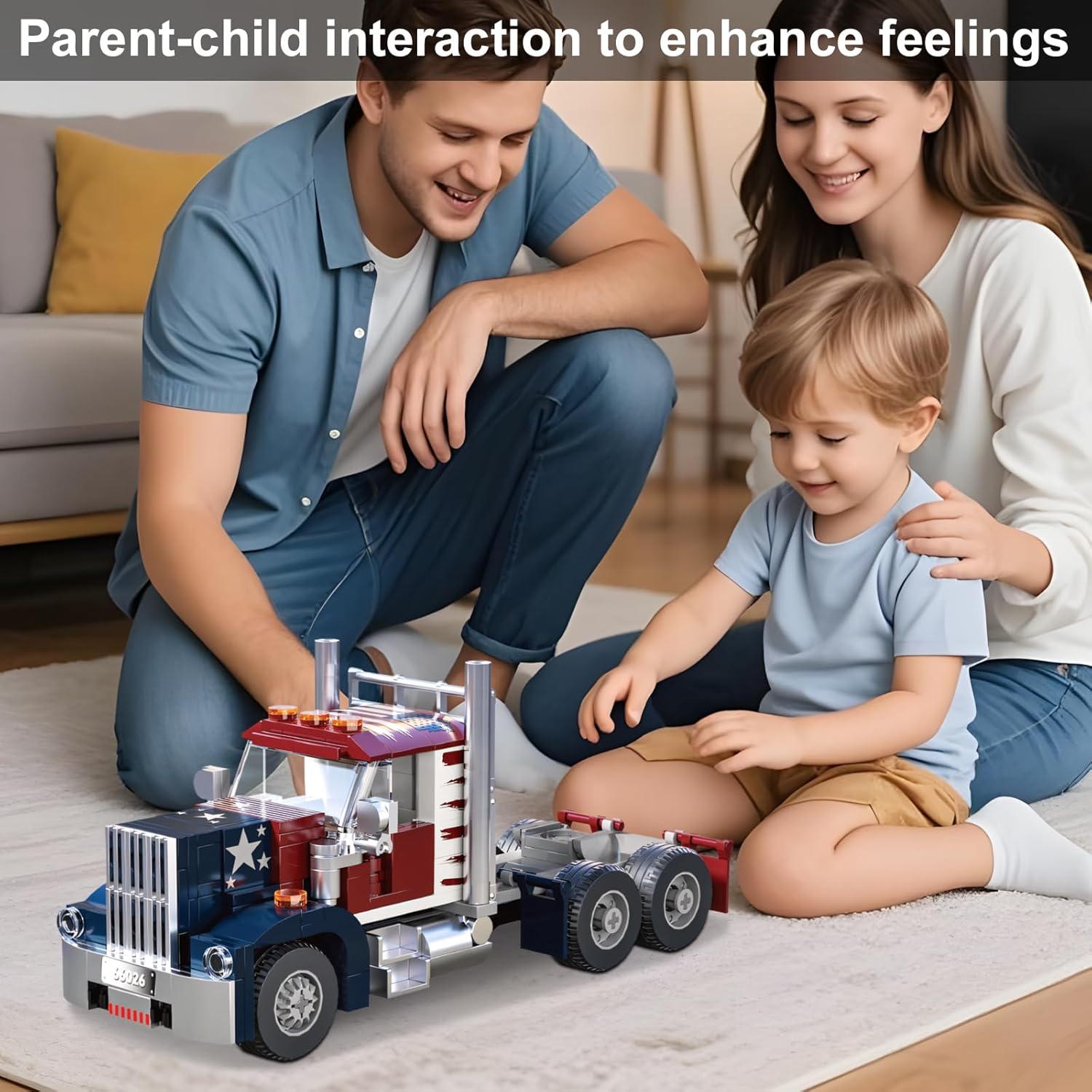 Semi Truck Building Sets，City Tow Truck Toy Building Block Set for Adults and Boys（268PCS）