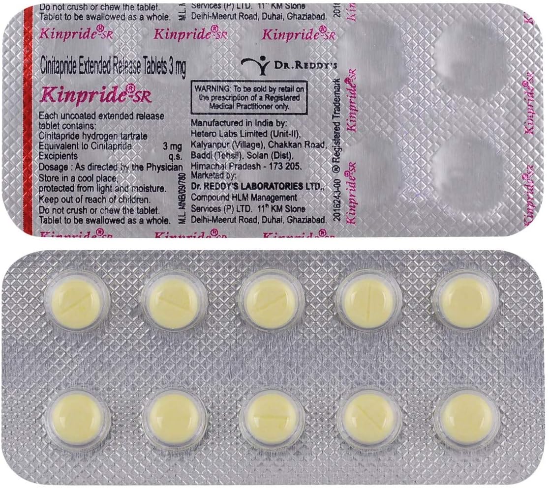 Kinpride-SR 3mg - Strip of 10 Tablets
