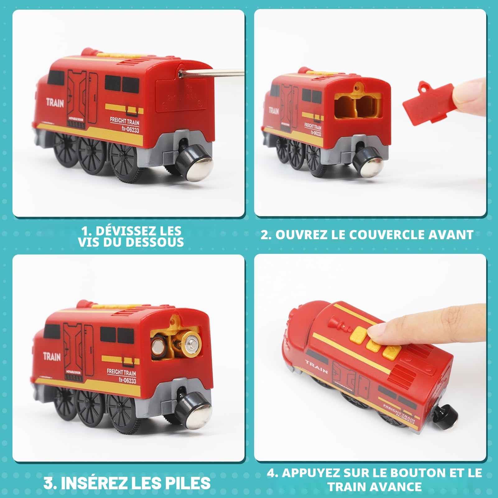 Train Électrique Enfant 128 Pièces, Circuit Voiture Jouet 3-8 Ans Cadeau Anniversaire Garçons Filles