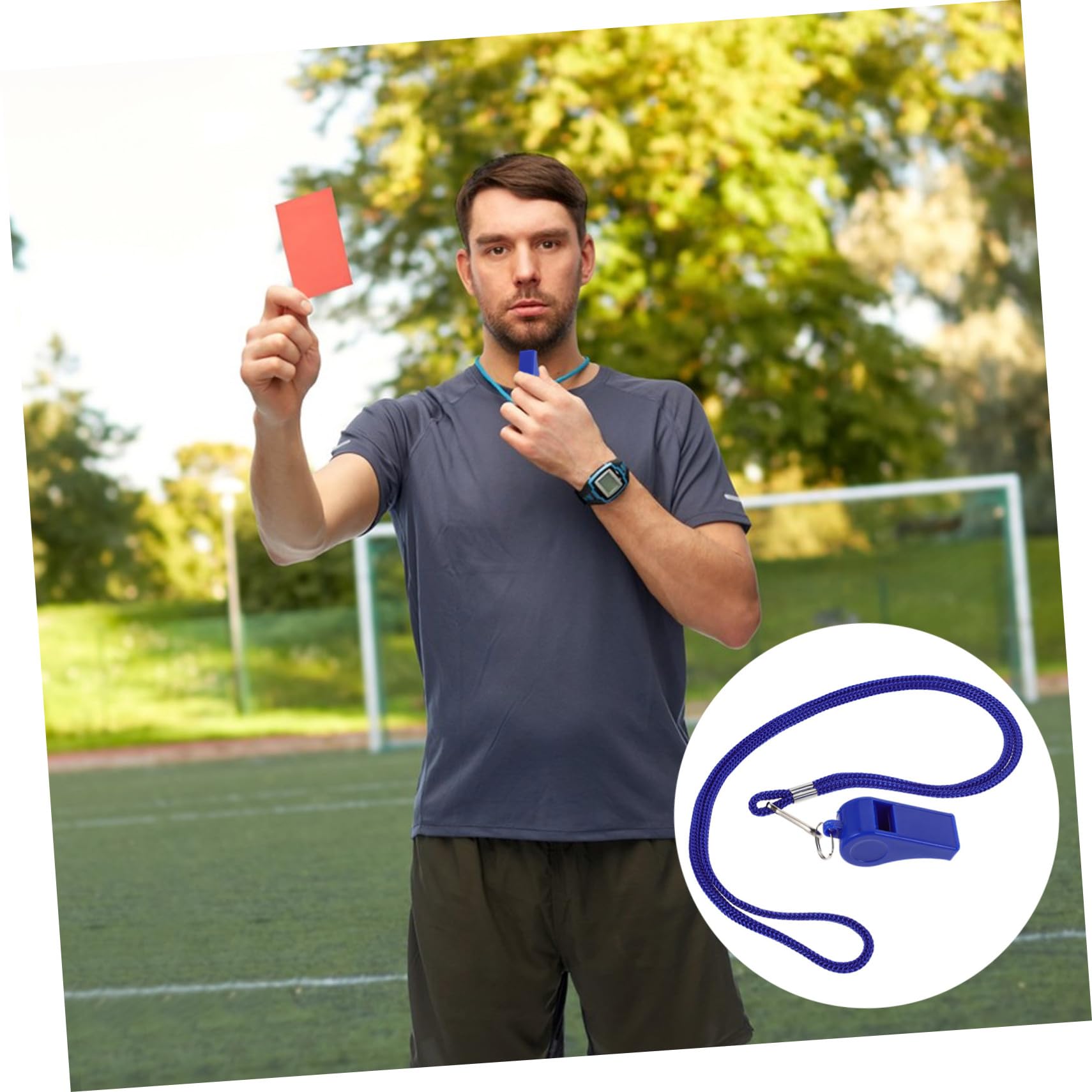 TOYANDONA Fischietto di Sopravvivenza Blu 36 Pezzi Plastica Leggero | Arbitri e Avventure Outdoor, Suono Forte e Portatile, Design Resistente in Poliestere