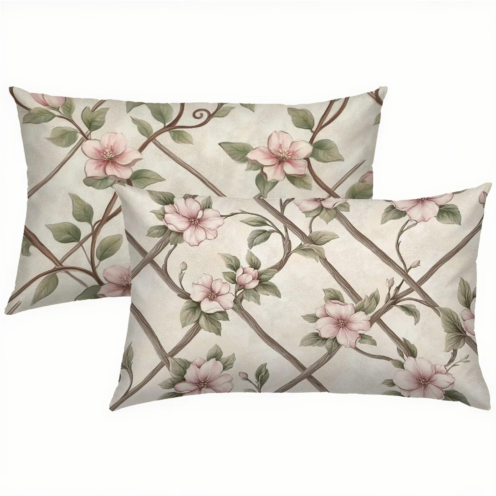 Housse de coussin extérieur imperméable 50x70 pour salon de jardin et terrasse