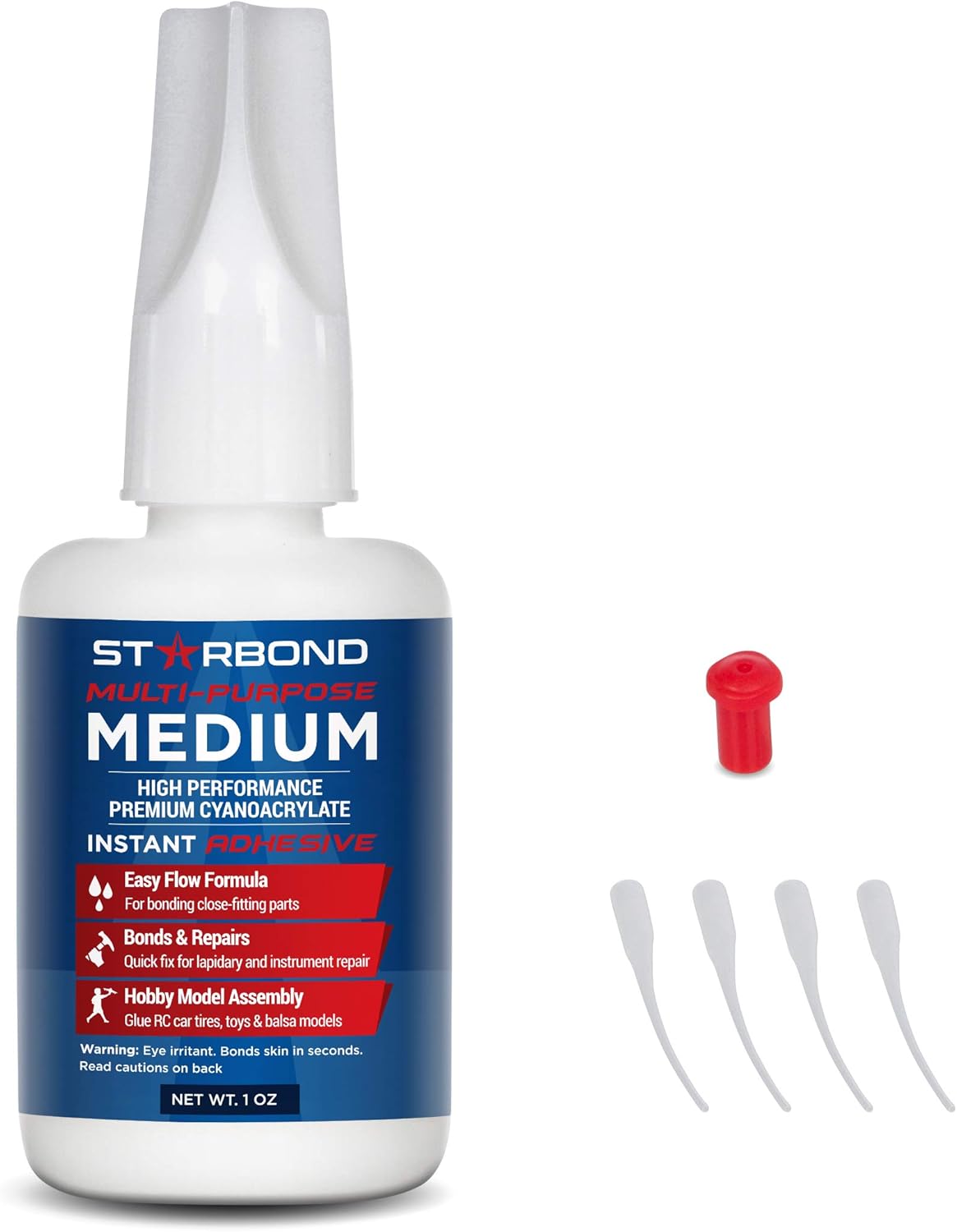 Buy Starbond 1 oz. Medium CA Glue Premium Cyanoacrylate Super Glue for