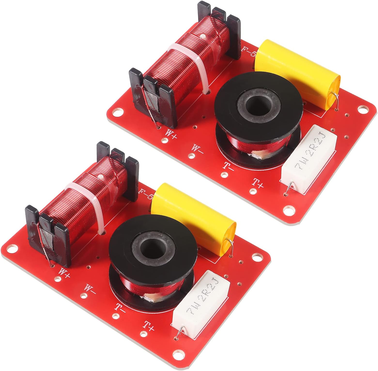 2pcs 130W 2-Way Speaker System Audio Crossover Filters Frequency Distributor