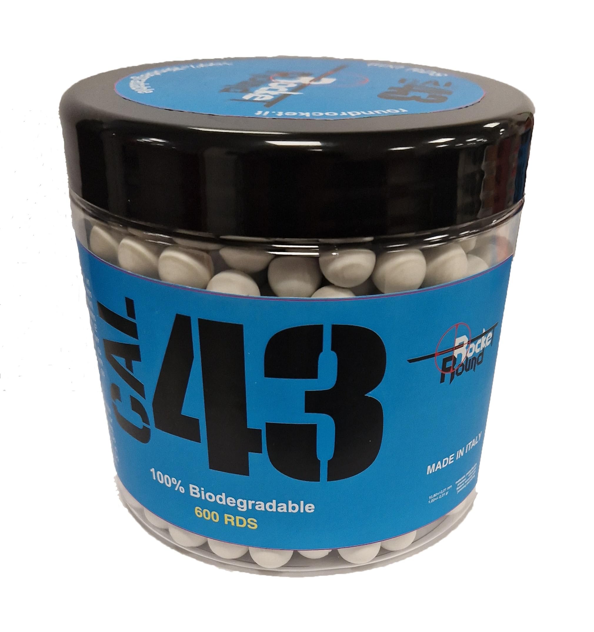 Bolas Calibre 43 RAM Bote 600 unidades para armas Umarex