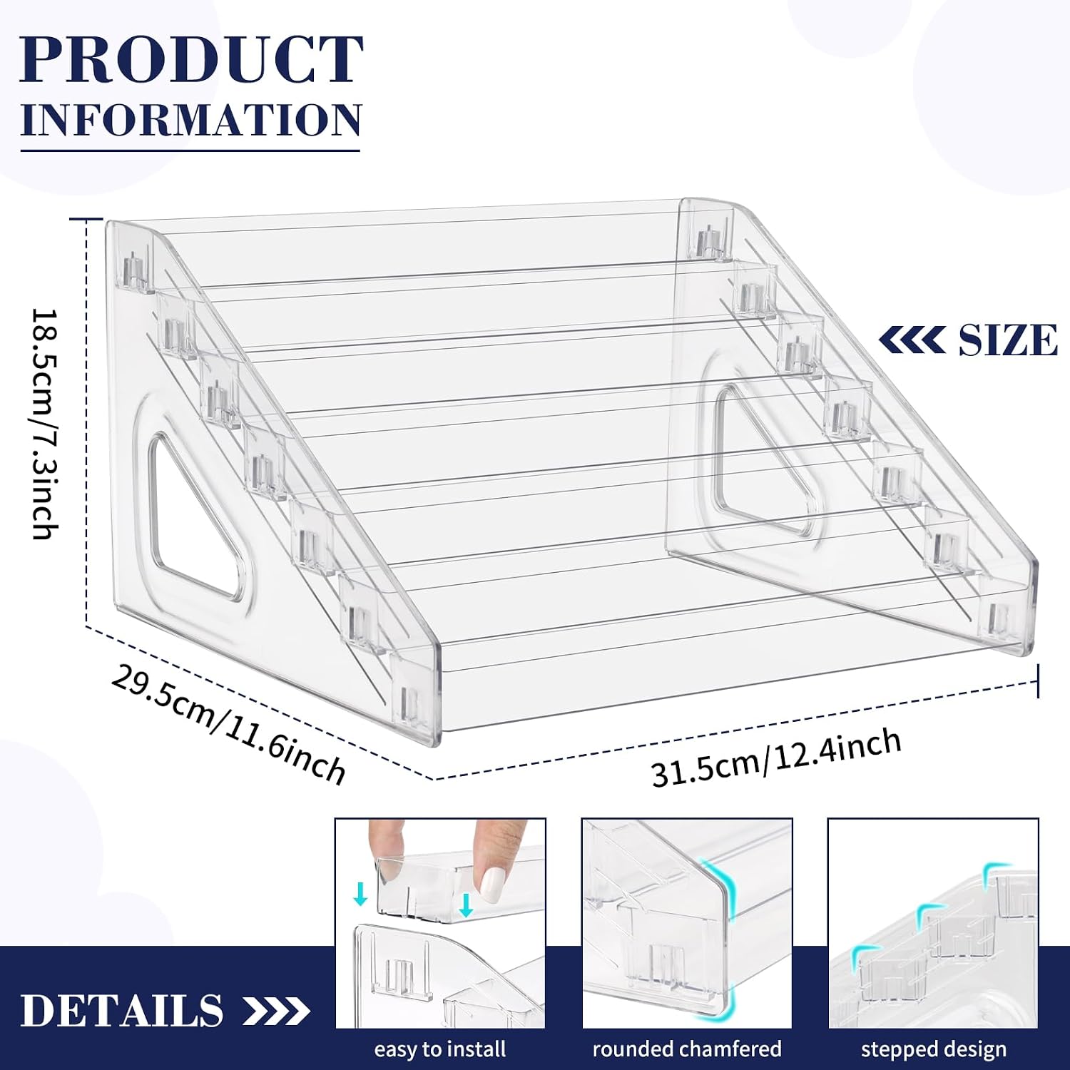 7-Tier Toy Car Display Case for 1:64 Toy Cars image 3