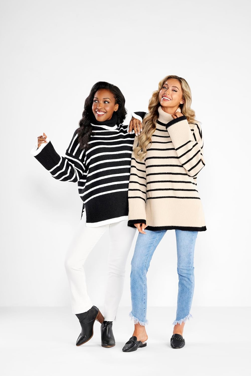 Mud Pie Women Dunn Striped Sweater - Image 7