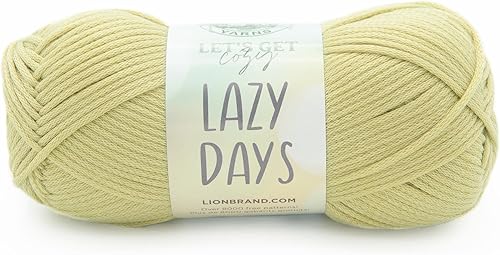 Lion Brand Yarn Lazy Days - Hilado, liquen