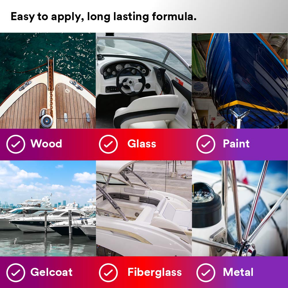 3M Marine Adhesive Sealant Fast Cure 5200 (05220) – Fast Cure Permanent Bonding and Sealing for Boats and Marine Applications – White – 3 oz. 6/Pk