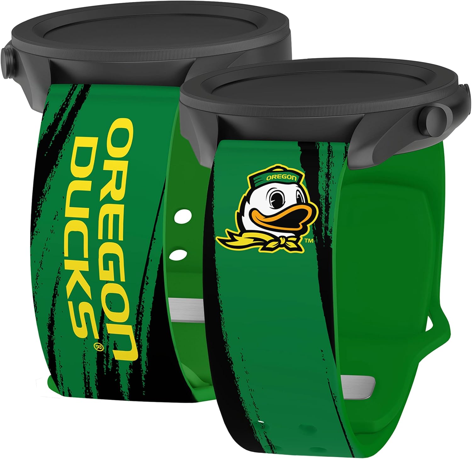 Affinity Bands Oregon Ducks HD Watch Band Compatible with Samsung Galaxy Watch and more