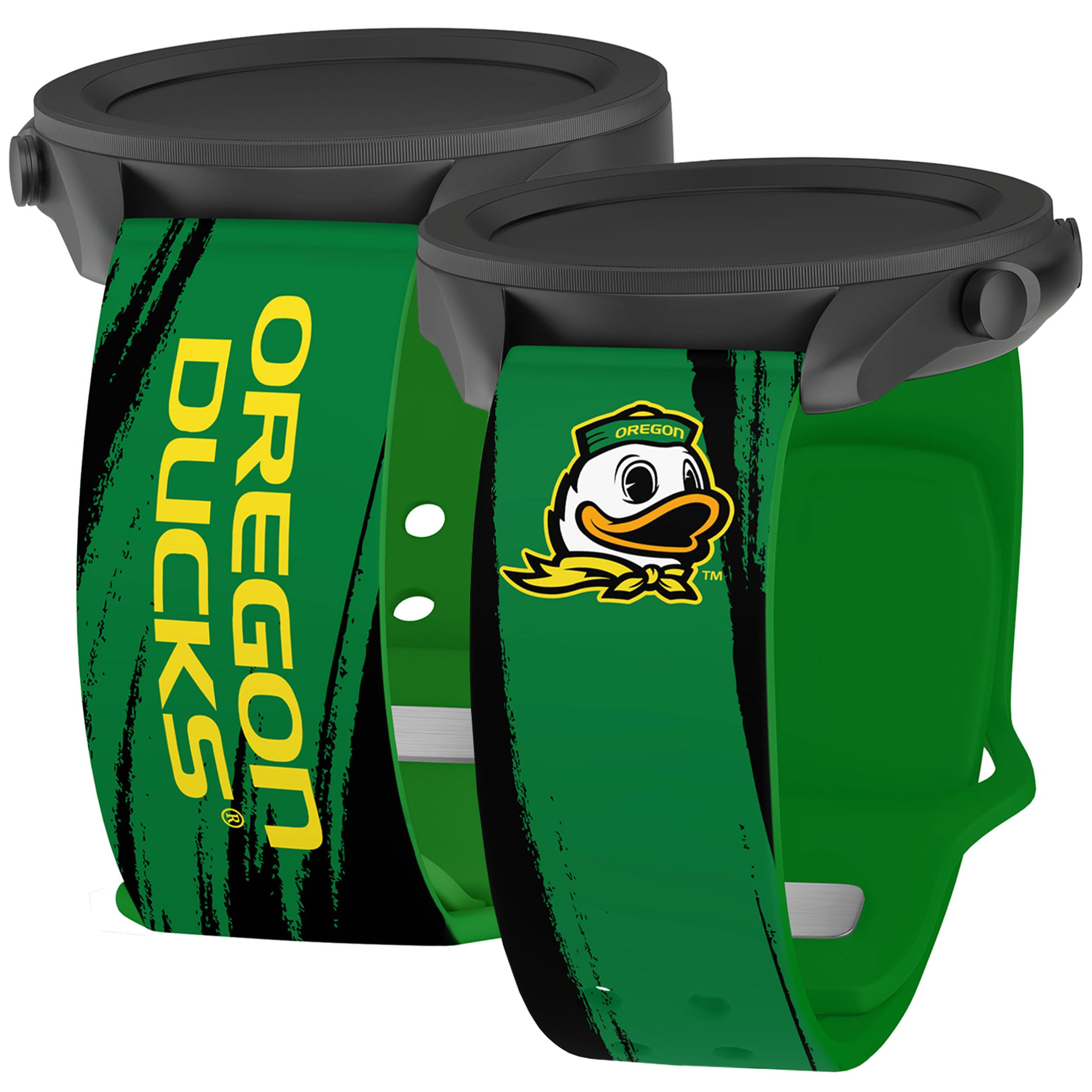 Affinity Bands Oregon Ducks HD Watch Band Compatible with Samsung Galaxy Watch and more