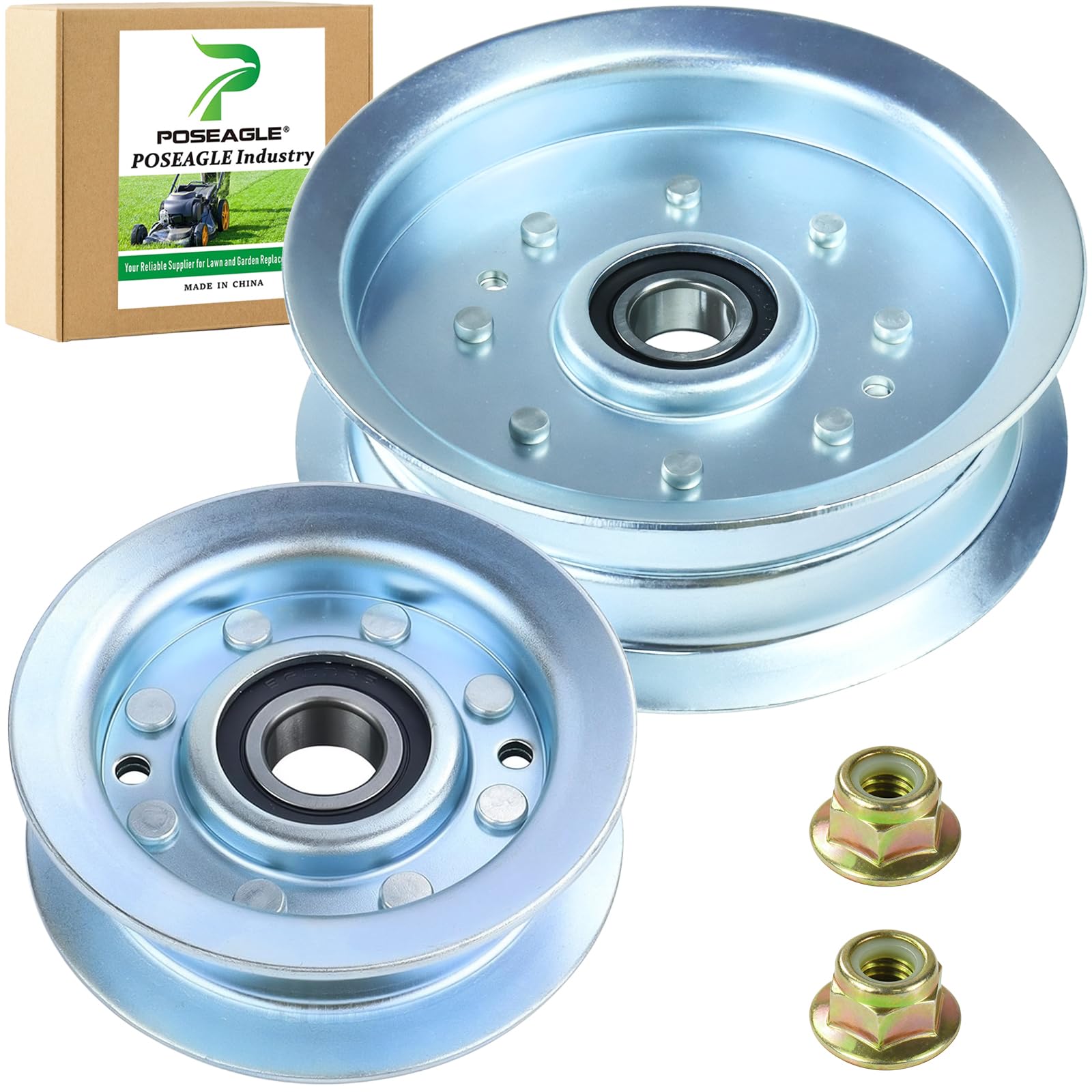 Photo 1 of POSEAGLE GY22172 Idler Pulley with GY20629 Idler Pulley for D140 L130 Mower