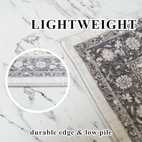 Miniatura 152 de Alfombra lavable para pasillo y de cocina, alfombra de entrada, vintage, suave para el suelo, alfombra antideslizante para interiores, para baño