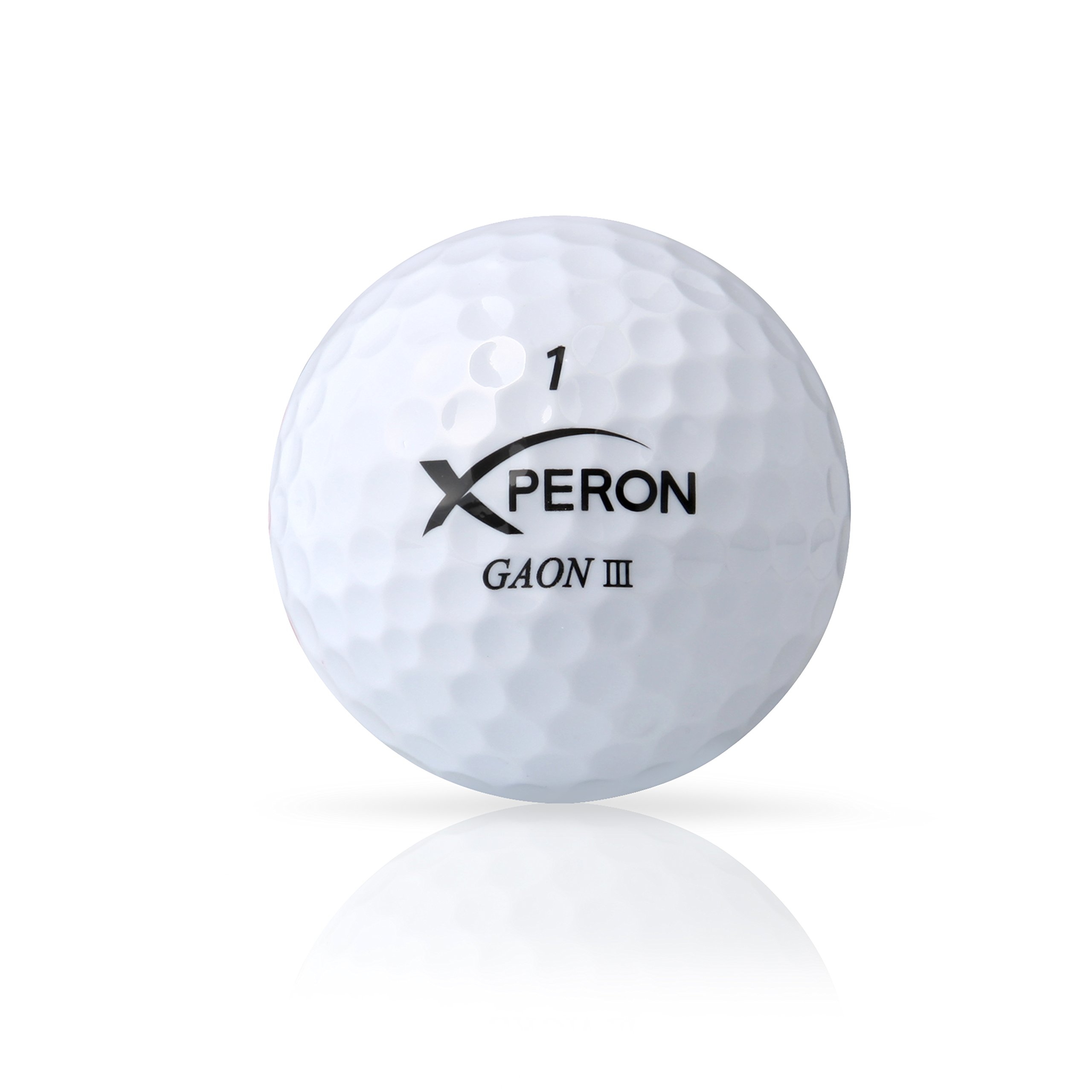 Amazon | XPERON Gaon III ホワイト 3層ゴルフボール (1ダース