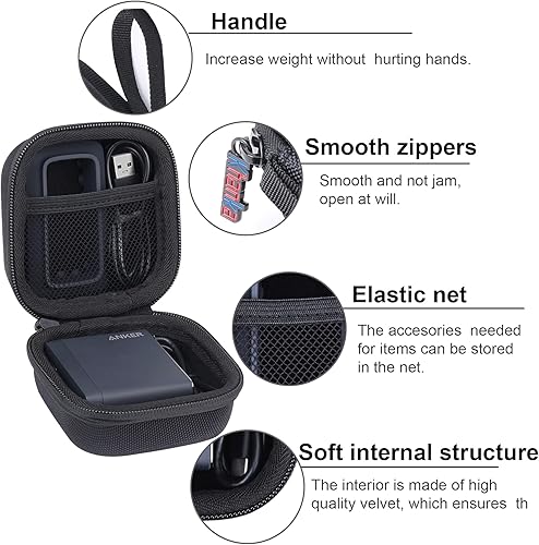 Miniatura 7 de khanka Funda rígida para cargador de pared Anker 717 747 GaNPrime de 150 W + banco de energía Anker PowerCore Speed 10000mAh