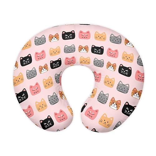 Miniatura 24 de Funda de almohada de lactancia materna de Papá Noel de dibujos animados para bebé, funda de almohada para bebé, recién nacido, funda de almohada de