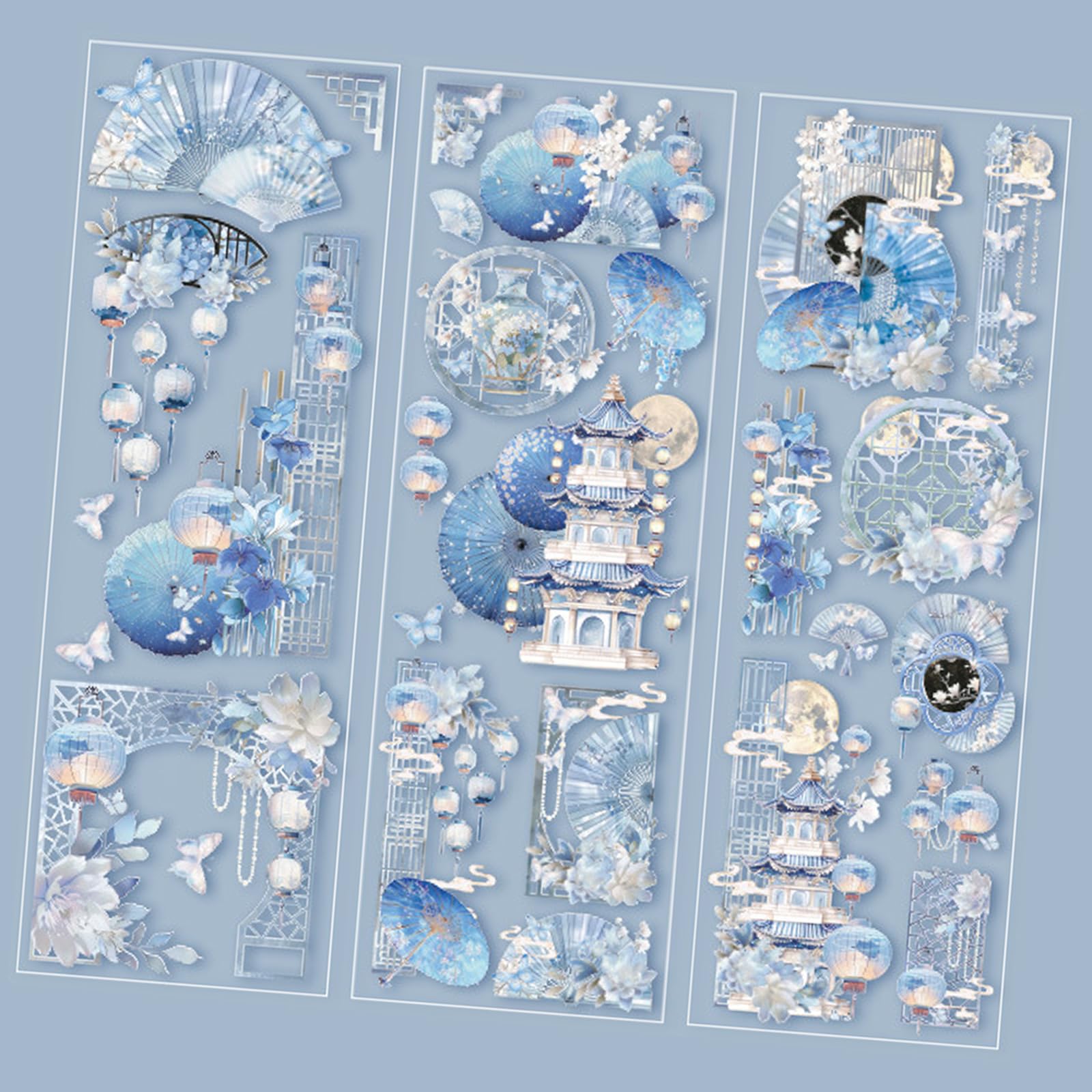 Artistic Journaling Sticker Book, Decorative Scrapbook Stickers for Adults Students Scrapbooking Sticker