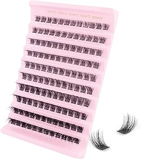 Sixstarhair Lashes Individual Cluster D Curl 120pcs Fluffy Cluster Lashes 8-16mm Diy Eyelashes Individual Cluster Eyelash Extensions Natural Look Diy Lashes Extension