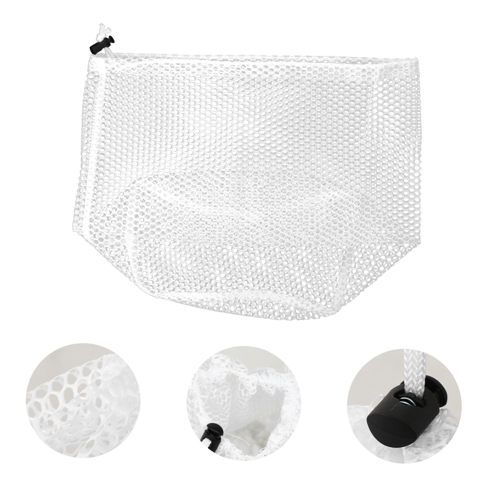 Wäschebeutel aus Netzgewebe mit Kordelzug 5 Stück, Polyester