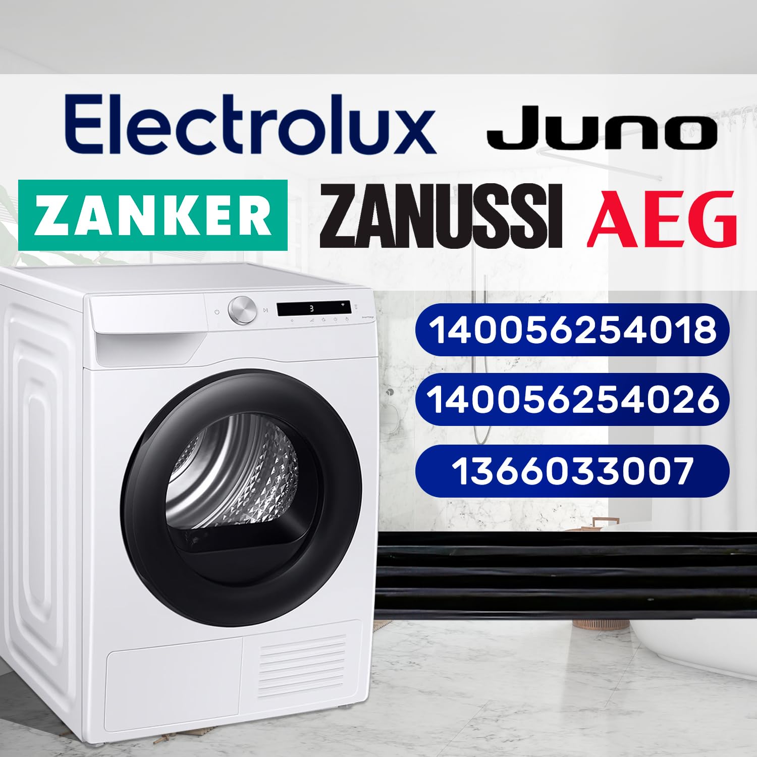 Cinghia Asciugatrice Universale Poly-V 1971 PH 7 - Compatibile Con AEG, Bosch, Siemens - Garanzia 5 Anni - Foto 12