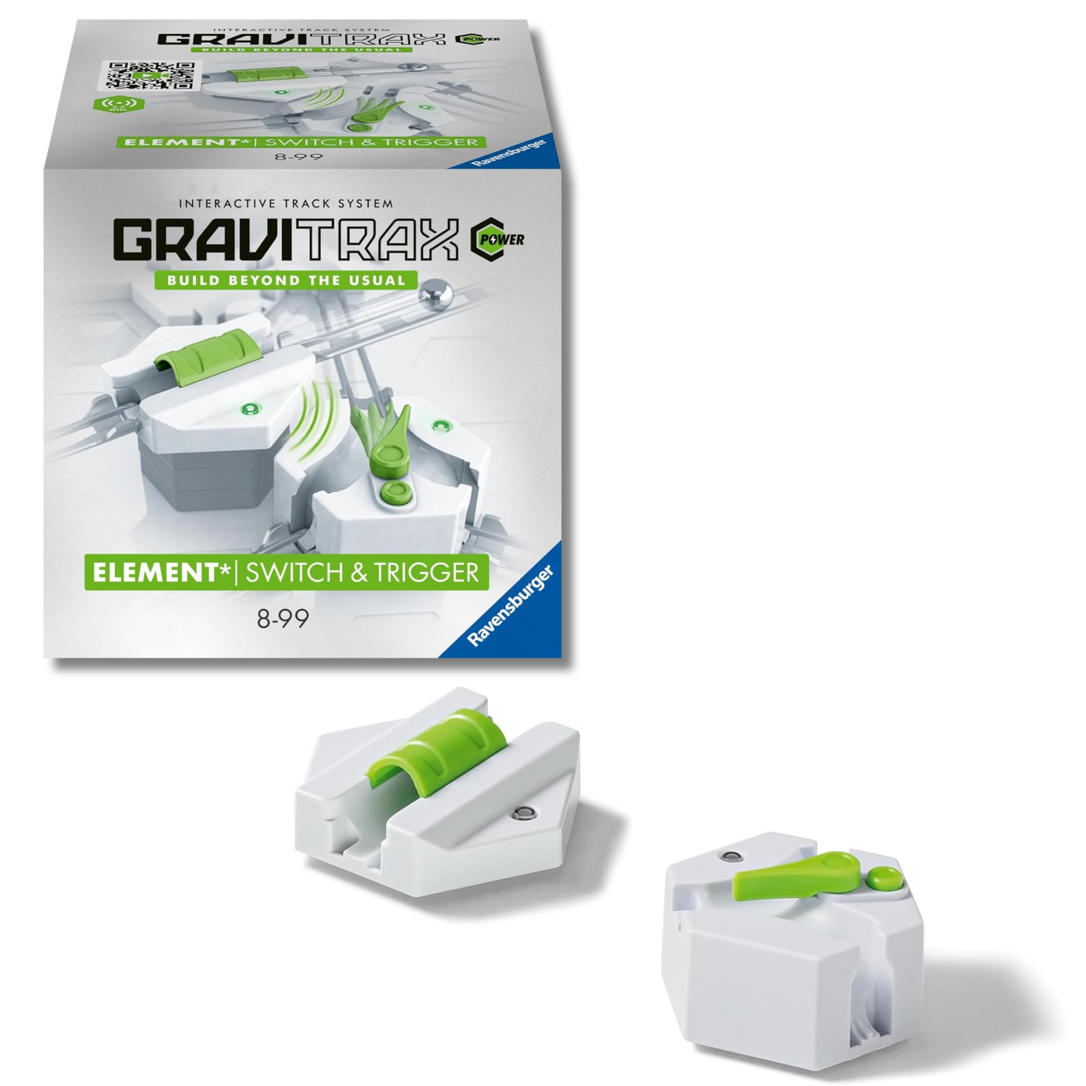 Ravensburger - GraviTrax Power Element Switch&Trigger, Accessorio pista biglie