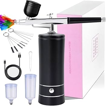 Amazon.co.jp: Ausuc エアブラシ 充電式 コンプレッサー ハンド