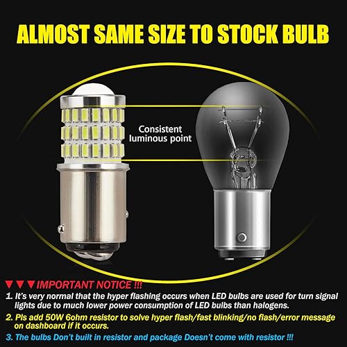 Miniatura 4 de Bombillas led Auxlight 1157, 2057, 2357, 7528, de repuesto para luces les 57 smd de marcha atrás, luces de freno, luces traseras, luces de