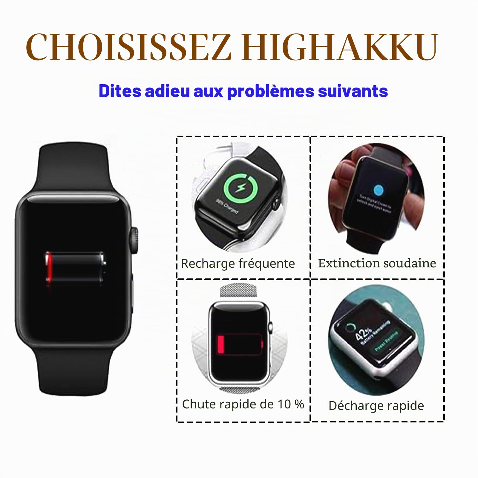 Batterie de rechange 361-00096-00 compatible avec montre connectée Gar-min Fenix5s GPS Sport Training Watch