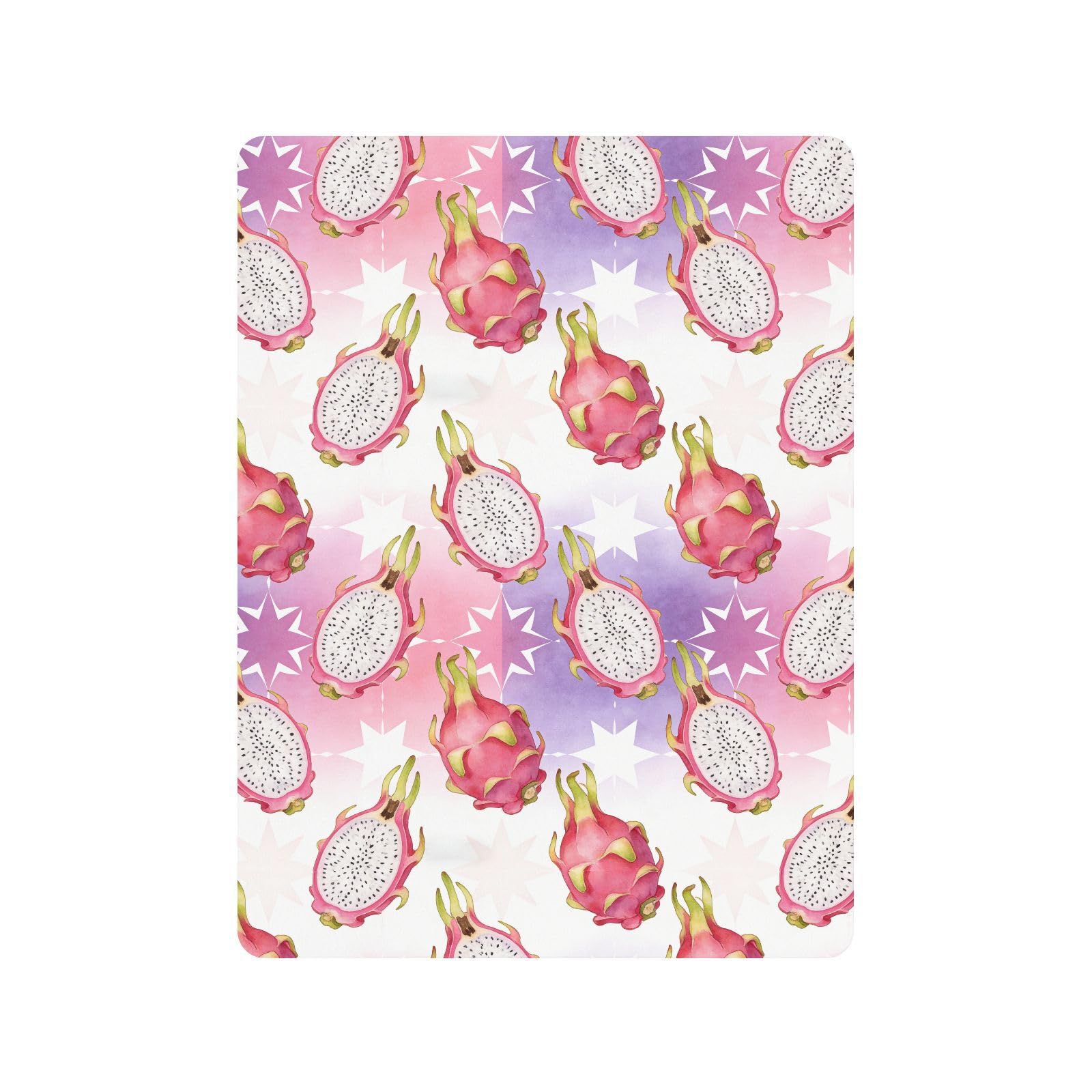 Dragonfruit Akwarelowe prześcieradła do łóżeczka dziecięcego dla chłopców i dziewczynek, bawełniane prześcieradło dla dzieci, miękkie, wygodne, unisex, do pokoju dziecięcego, 1 opakowanie