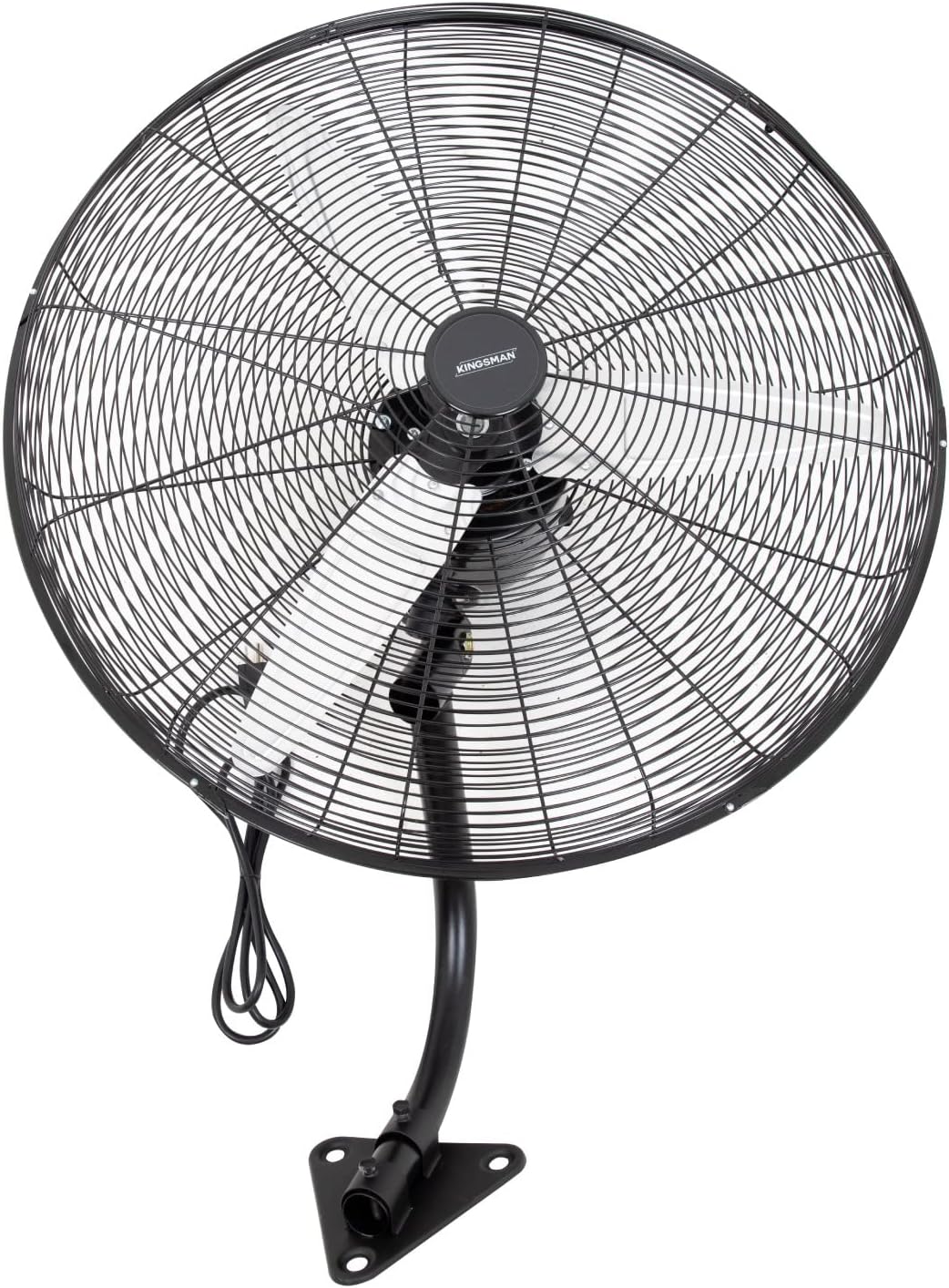 KINGSMAN 26-inch Wall-Mounted Industrial Fan
