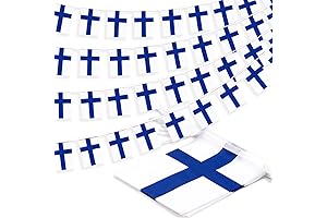 Finland String Flag Pennant Banner: Enliven Your Decor with National Pride