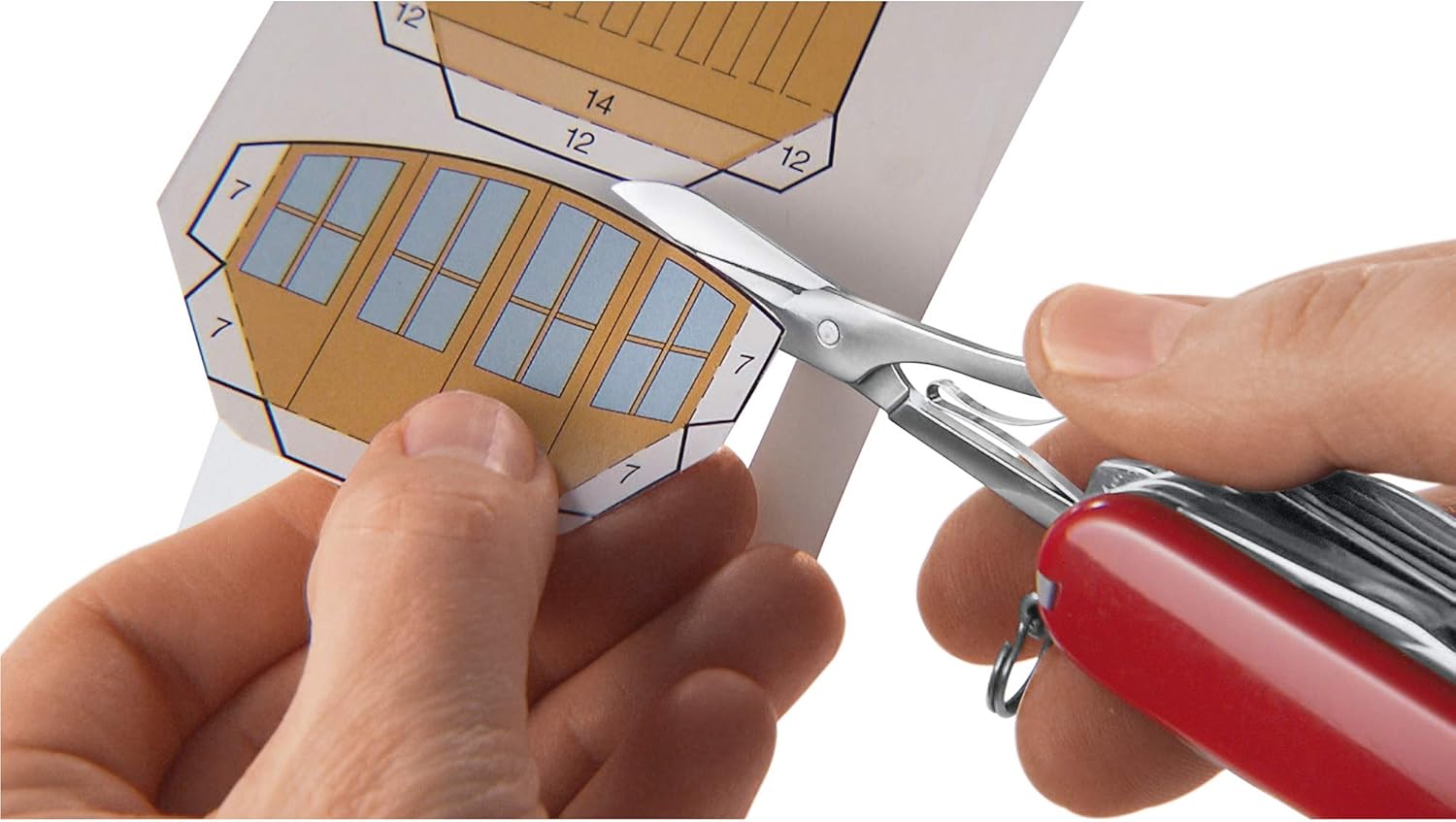 Victorinox Swiss Card Nail Care, Swiss Made Pocket Tool, Credit Card Size, 13 Functions, File, Scissors, Ice Blue Transparent