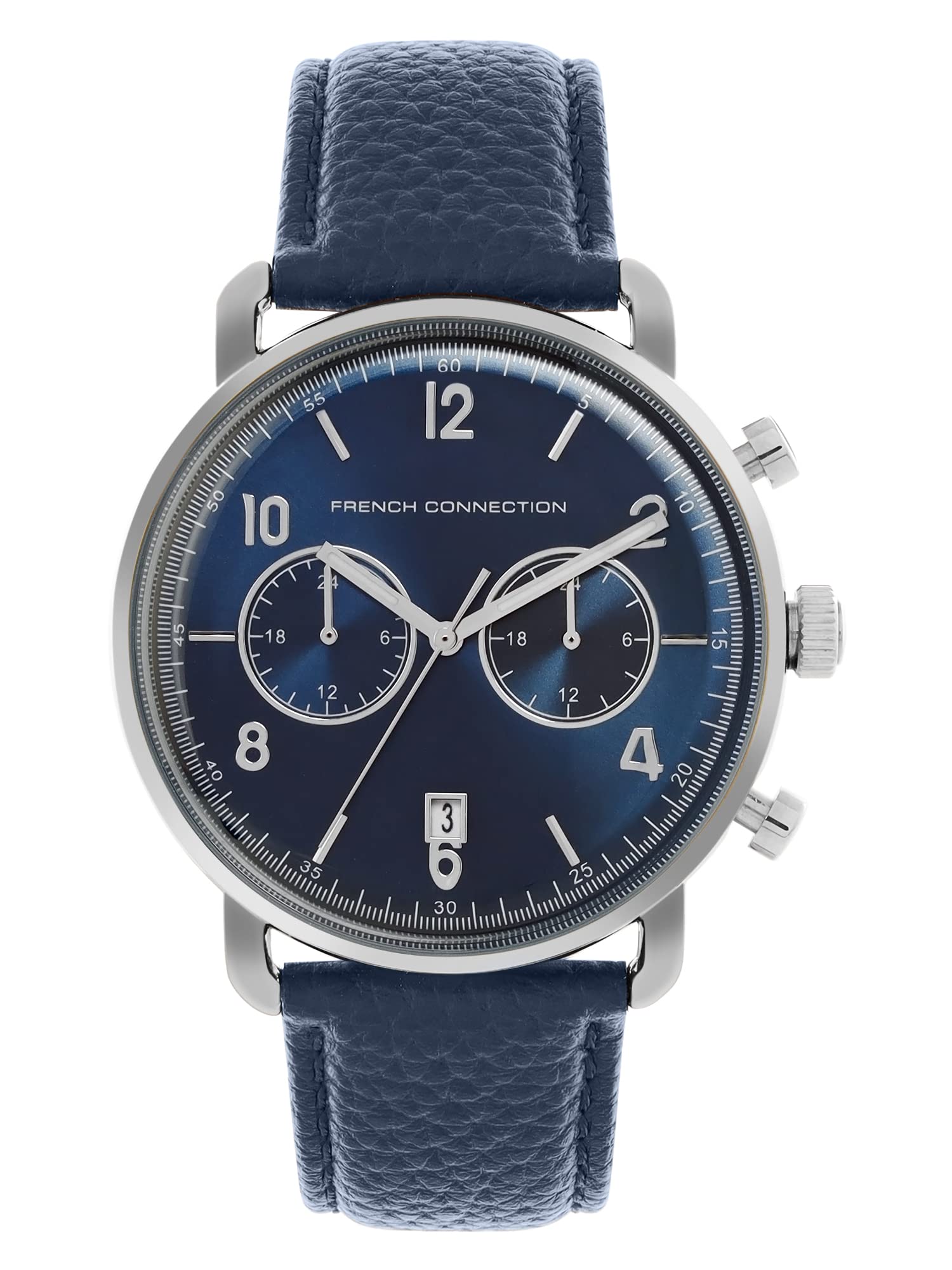 French Connection Leather Analog Blue Dial Mens Watch-Fcp33Ul (B0BGXRMM1M) Amazon Price History, Amazon Price Tracker