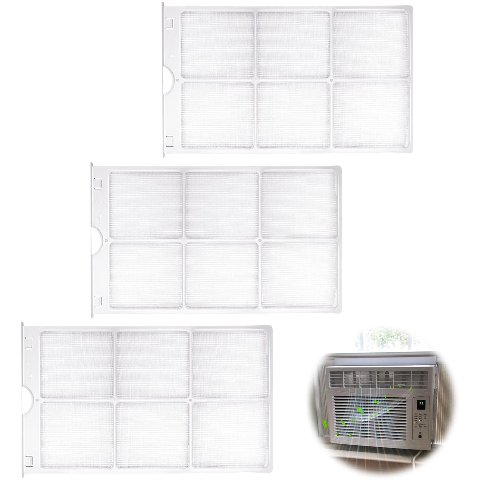 WJ85X21746 for GE Air Conditioner Filter Window AC Air Filter Replacement