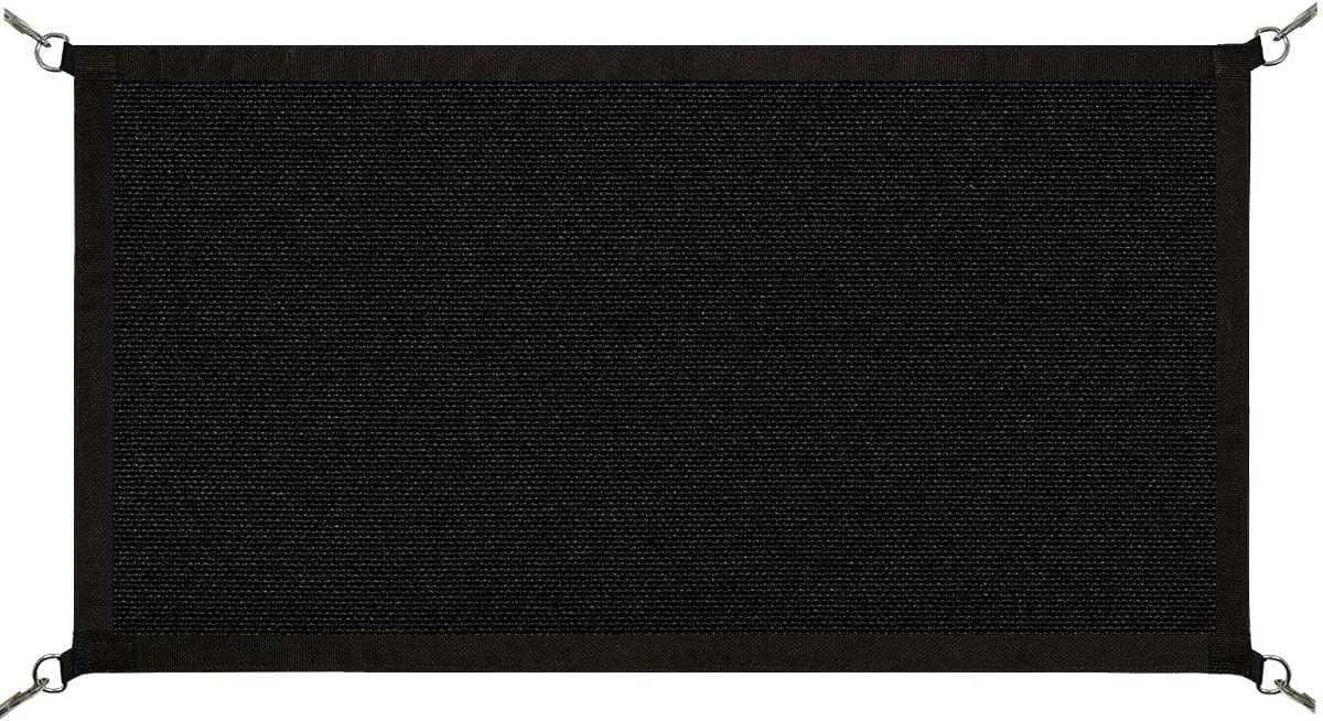 Solid Nylon Stall Guard 21 inch x 39 inch, Black