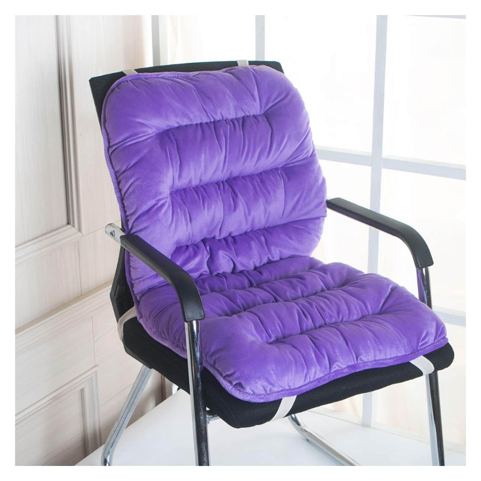 Coussin de chaise à dossier haut pour salle à manger et bureau à domicile violet
