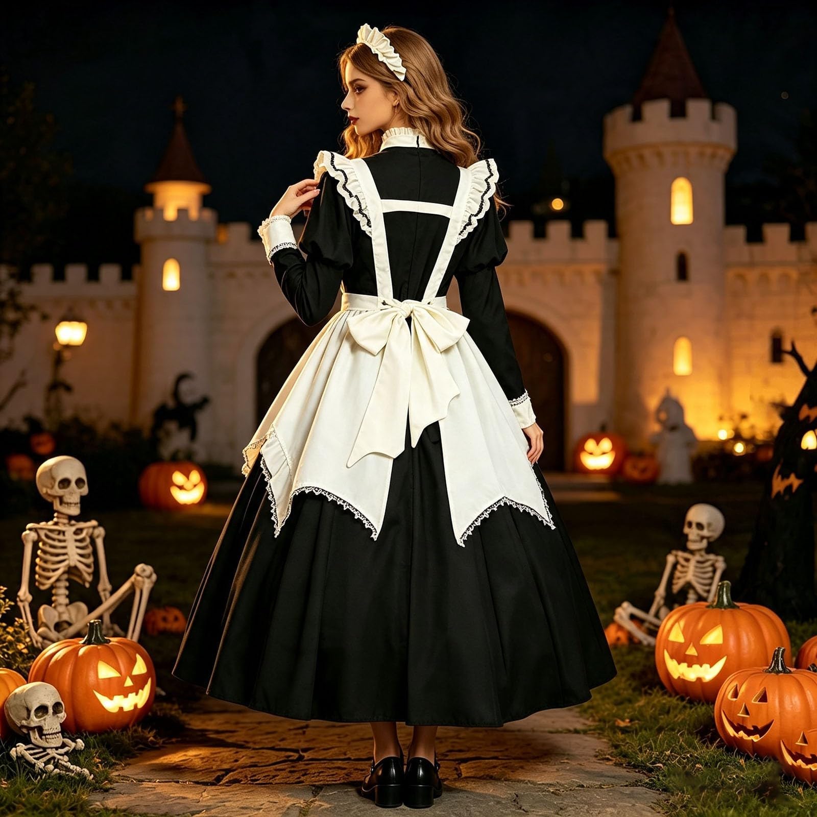 Robe Femme d'halloween Robe Lolita Gothique Grande Taille