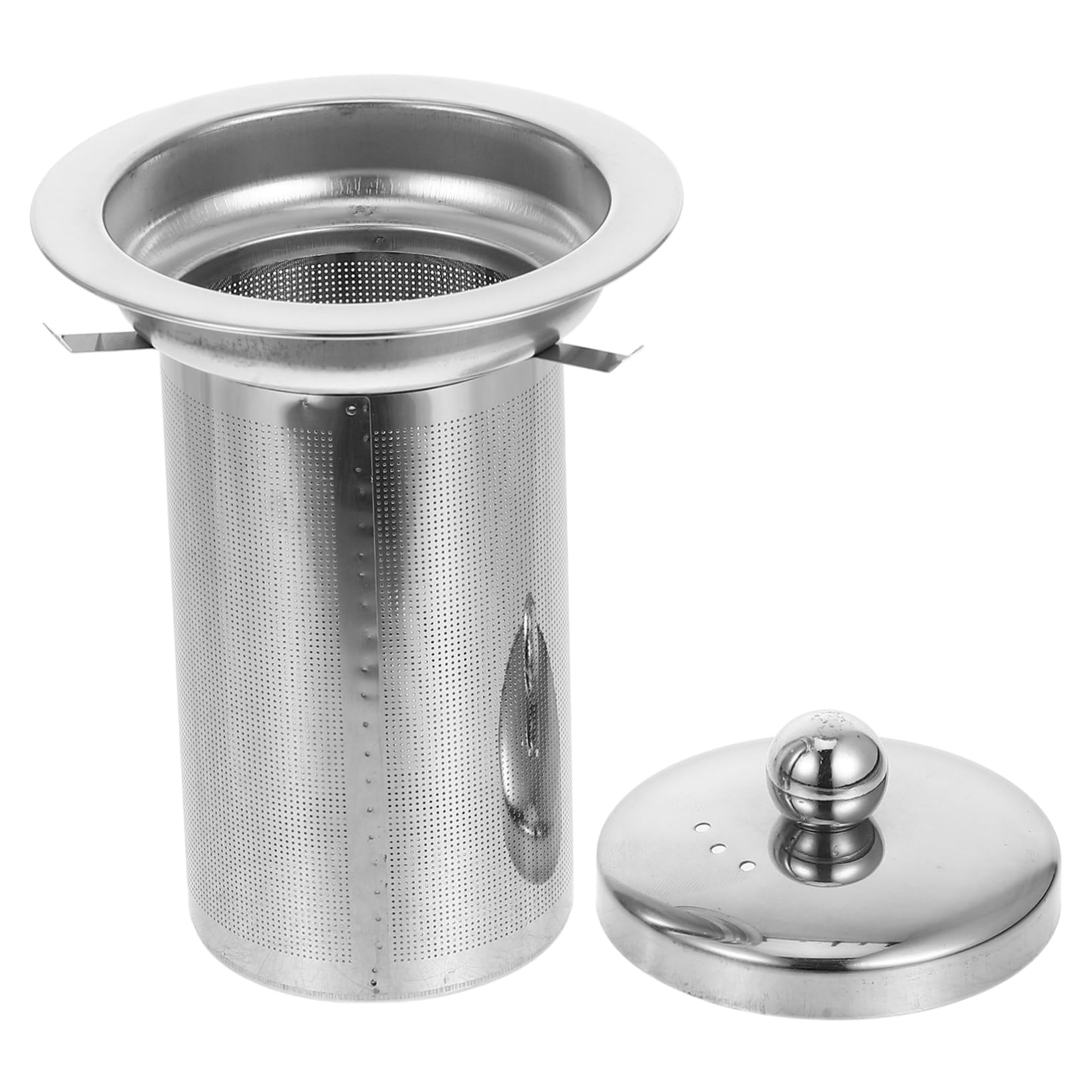 Lot De 2 Infuseurs à Thé En Acier Inoxydable - Forme Cacahuète, Avec Chaîne | Filtre Réutilisable Pour Thé En Vrac