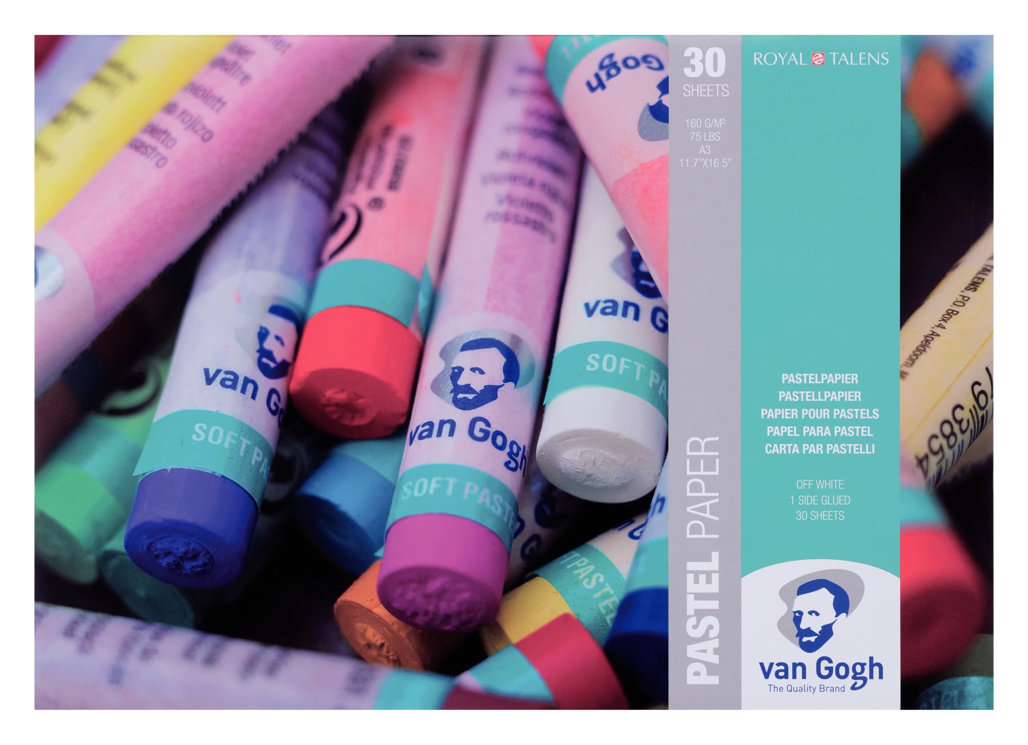 Royal Talens Van Almohadilla De Gogh Pastel Papel - Tamaños Indicados A3