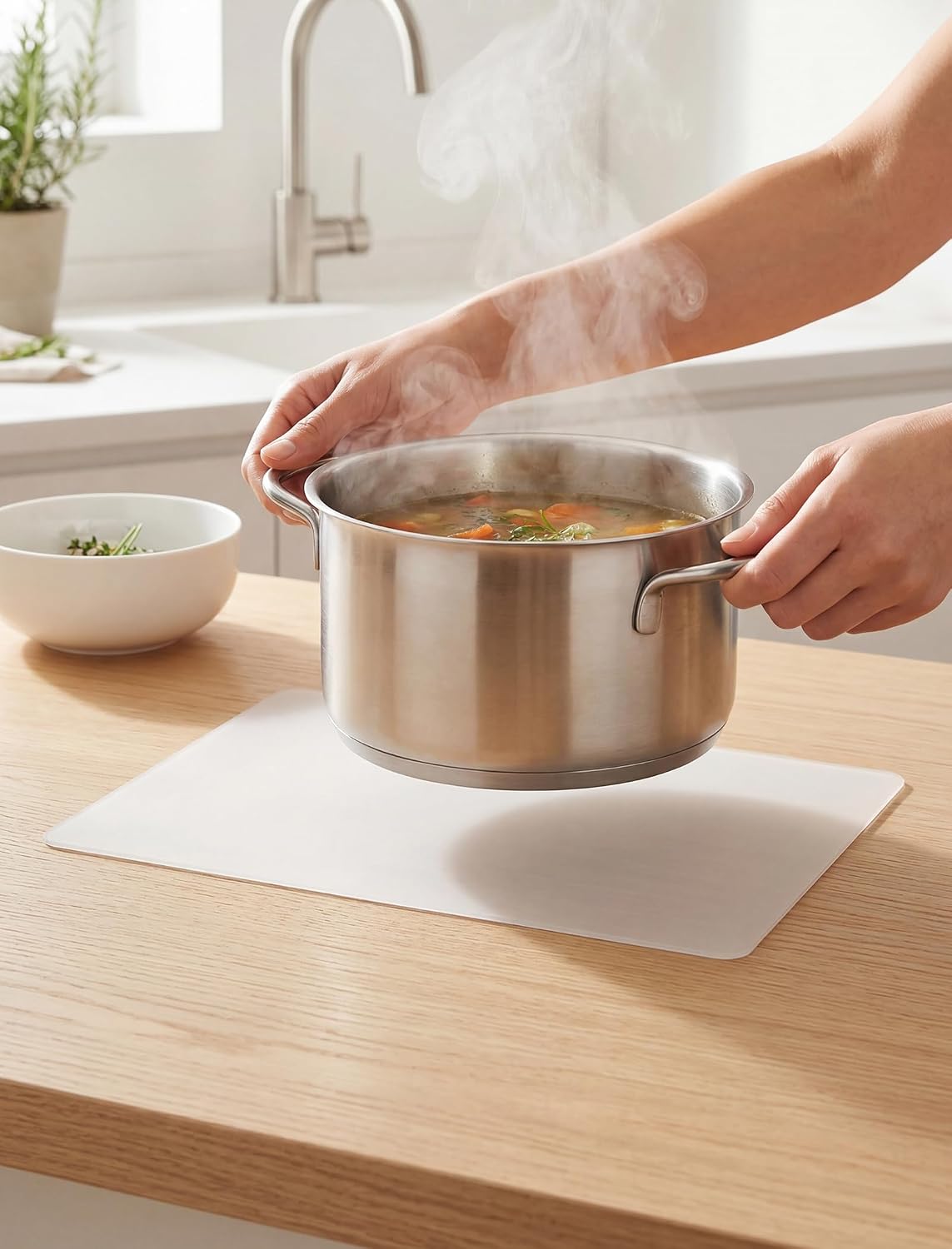 NiHome Silicone Mat 2 Pack, 15.7x11.8" Heat Resistant Countertop Protector