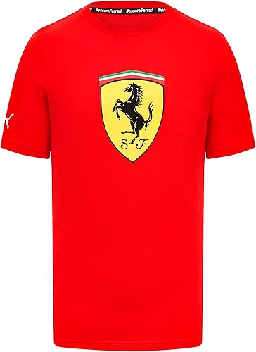 Scuderia Ferrari - Camiseta Large Shield - Hombre