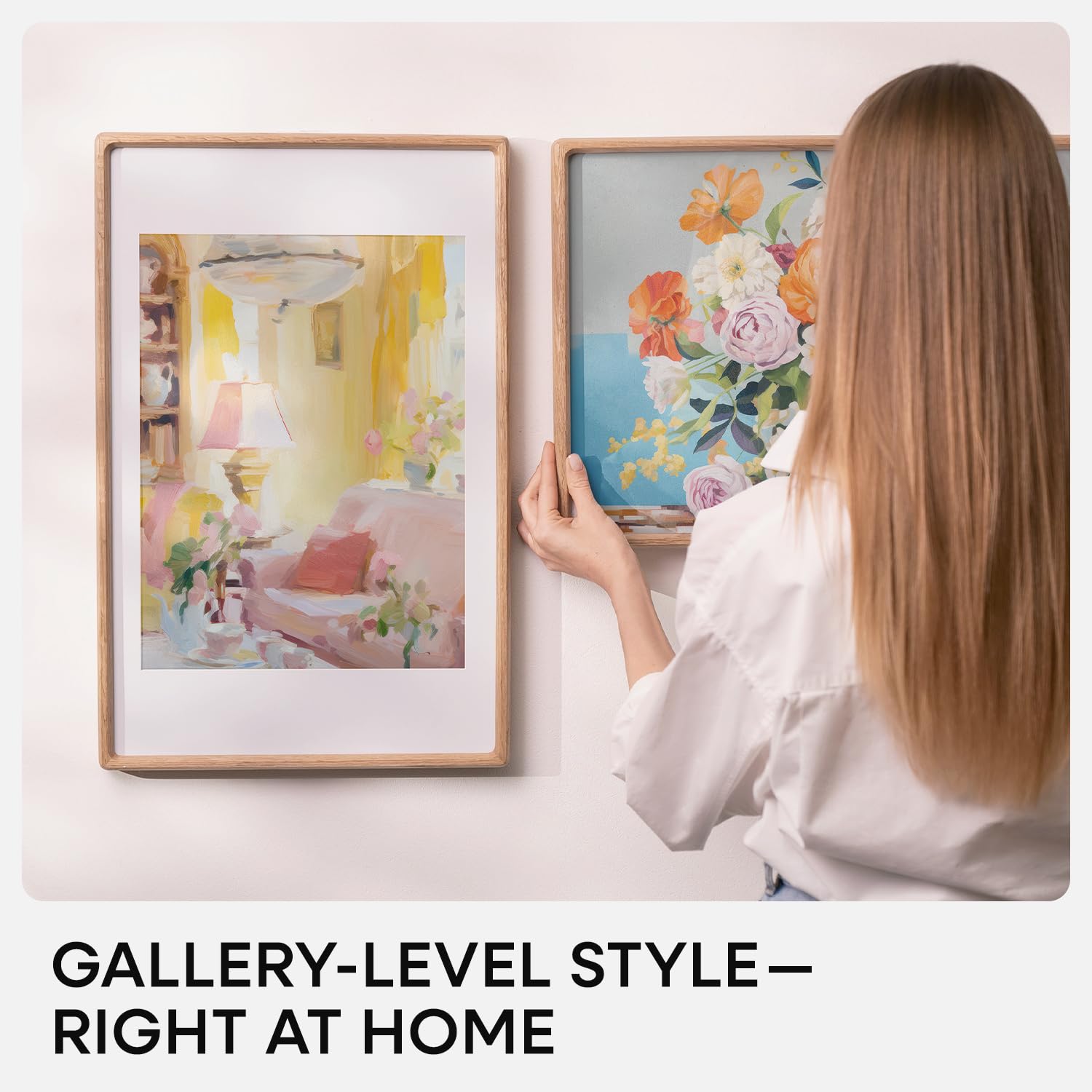 絵画フレーム付き Amazon.co.jp: Homeforia 20x24 天然木フレーム、ほぞ穴とほぞ穴ライト