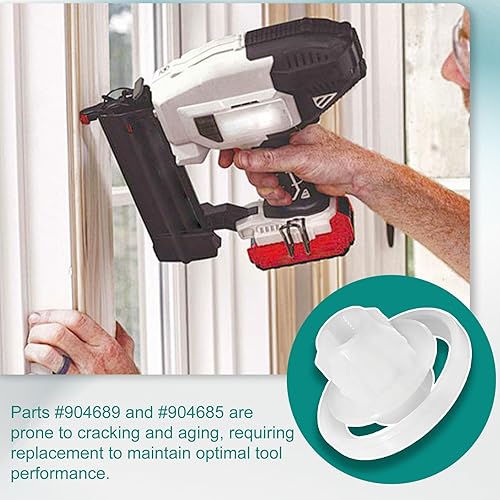 Miniatura 6 de BLOLACDZ 904685 y 904689 sello de válvula de cabeza de clavadora de repuesto compatible con Porter Cable FN250B FN251