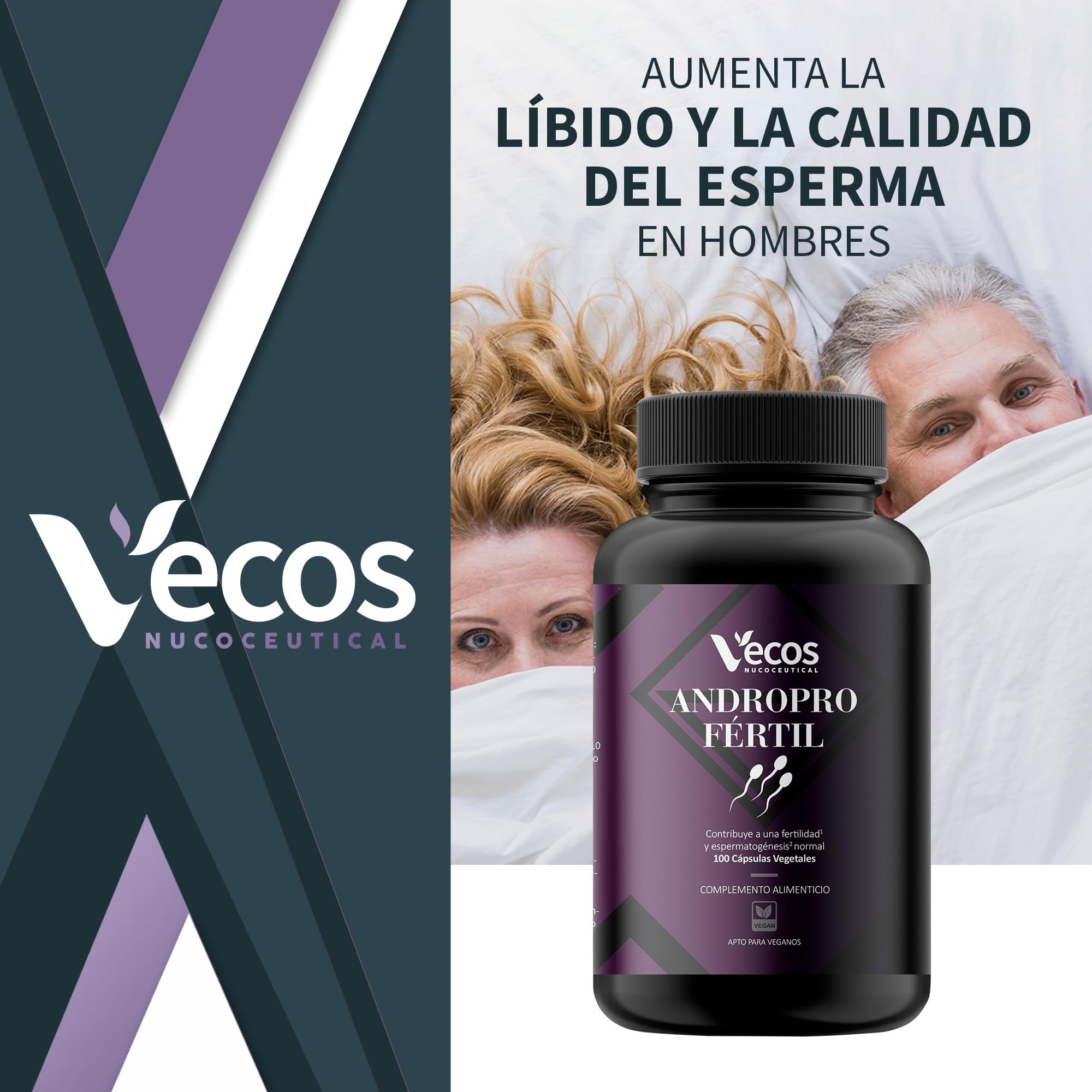 l carnitina para espermatozoides AndroPro Mejora la Fertilidad Masculina | Suplemento con Maca, L-Carnitina,  Coenzima Q10 y Vitamina C y E