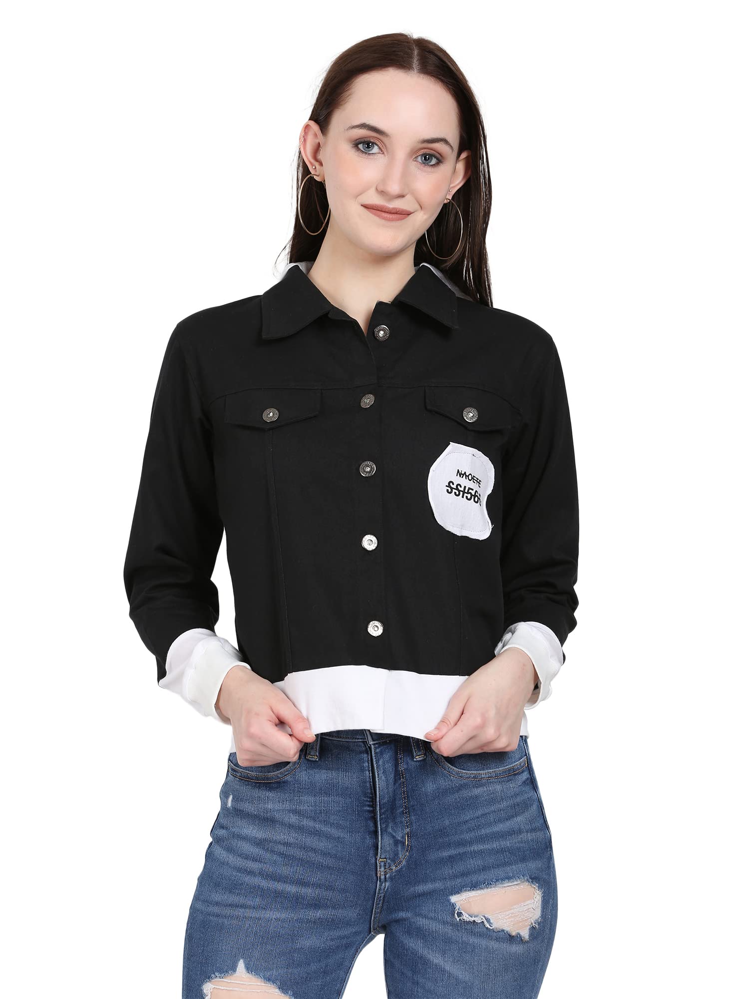 Female Loose fit Cotton Huddy Blazers?-image-9