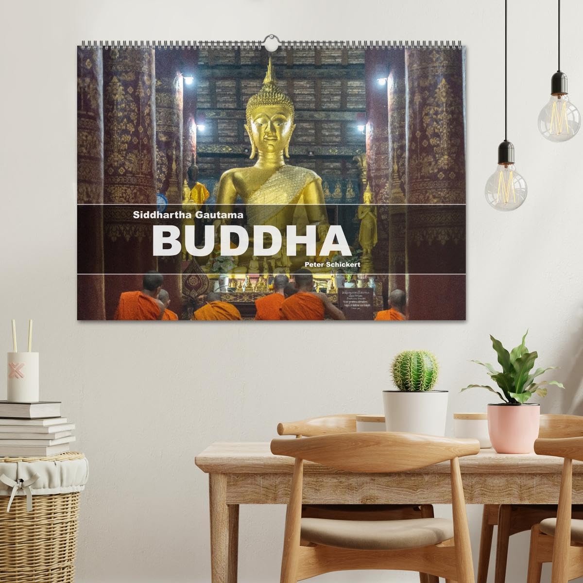 Siddhartha Gautama - Buddha (Wandkalender 2026 DIN A2 quer), CALVENDO Monatskalender: 13 wunderbare und exotische Fotos von Buddhastatuen aus Asien von Sri Lanka bis Thailand. (CALVENDO Orte)
