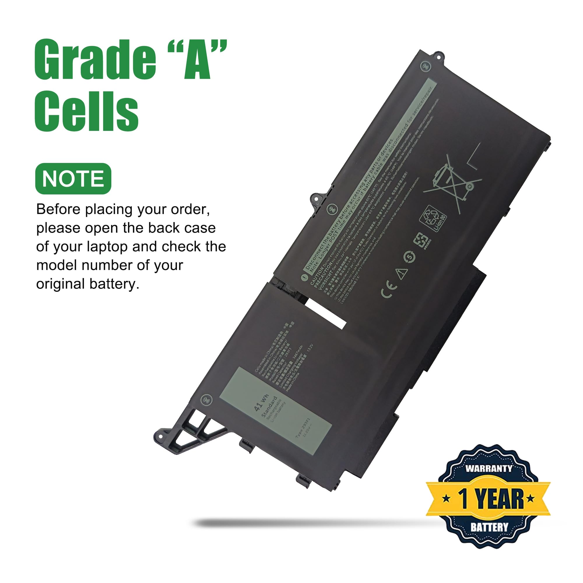 Amazon.com: JIAZIJIA 293F1 CPX-51R71 41Wh Laptop Battery