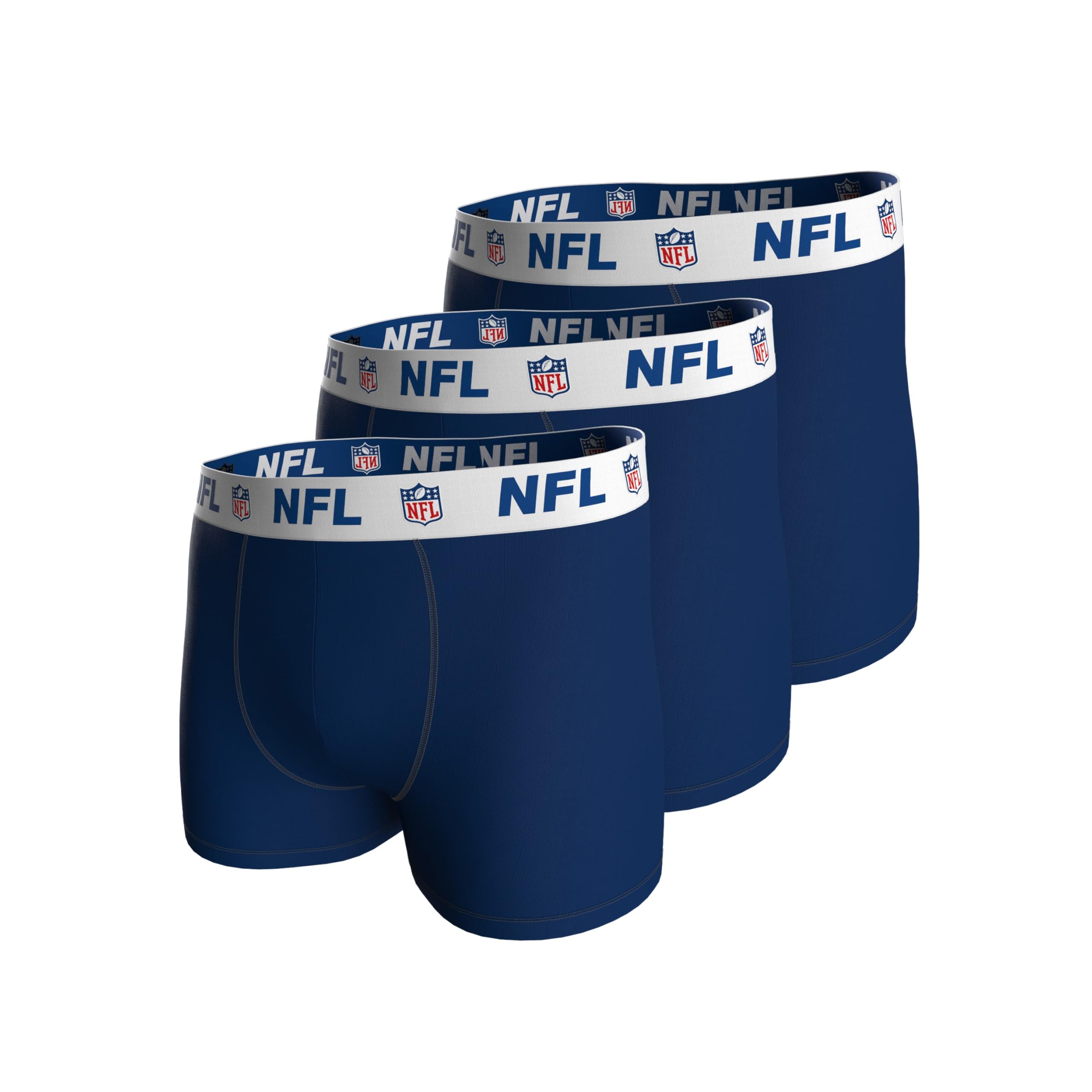 NFL Shield 3pk Boxers - NNY - S Navy
