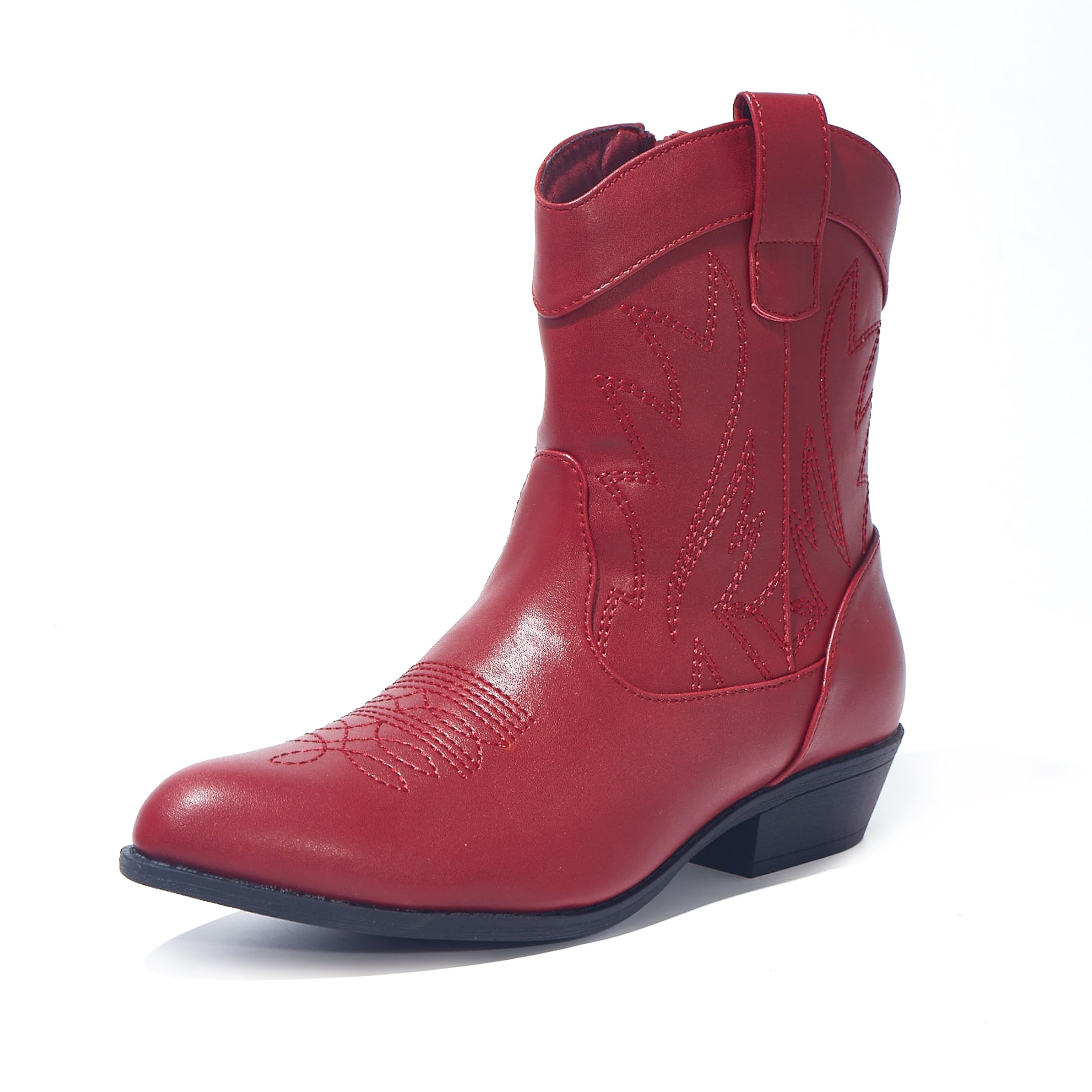 Amazon.com | PEPPEP Western Cowgirl Cowboy Ankle Boots for Women or ...