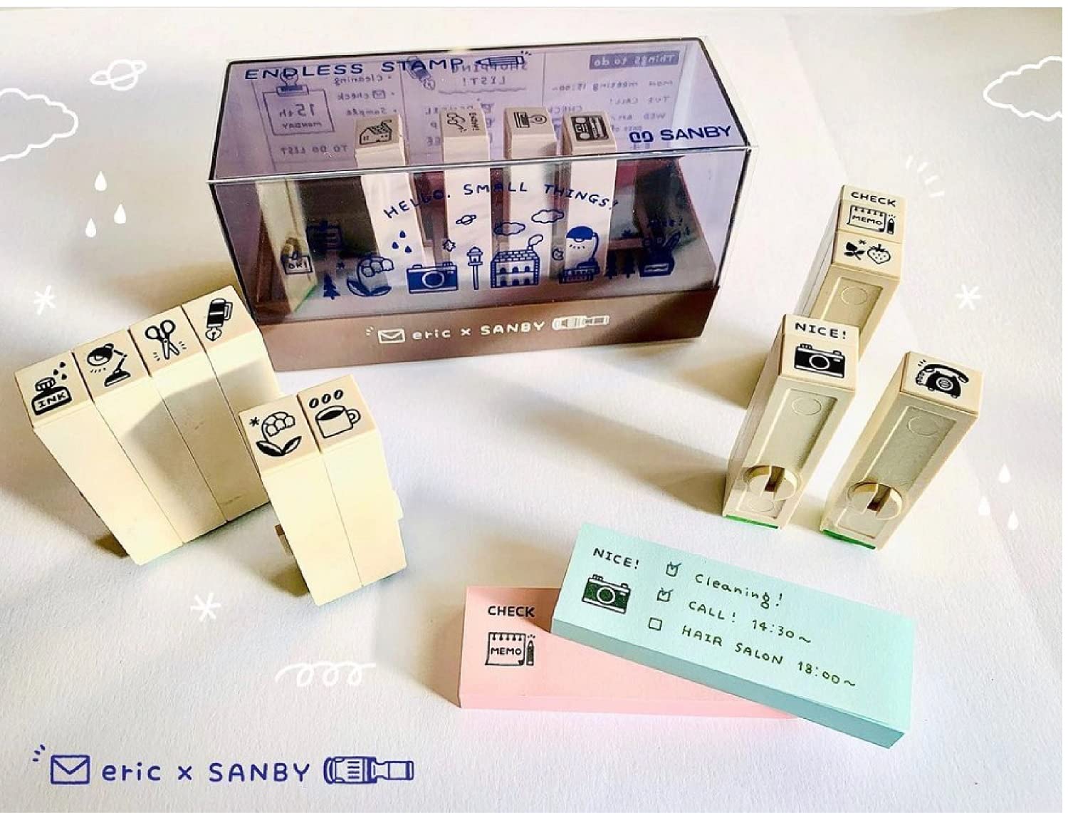 Amazon.co.jp: サンビー eric スタンプ エンドレススタンプ ES-ERICI 