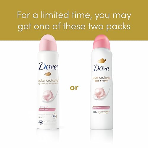 Miniatura 7 de Dove Advanced Care - Desodorante antitranspirante en aerosol con acabado de belleza, 3 unidades para ayudar a reparar la barrera cutánea después del